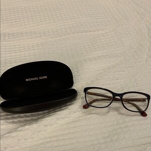 Michael Kors Navy and Brown Glasses